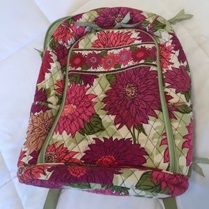 Vera Bradley Floral Backpack with Laptop Storage