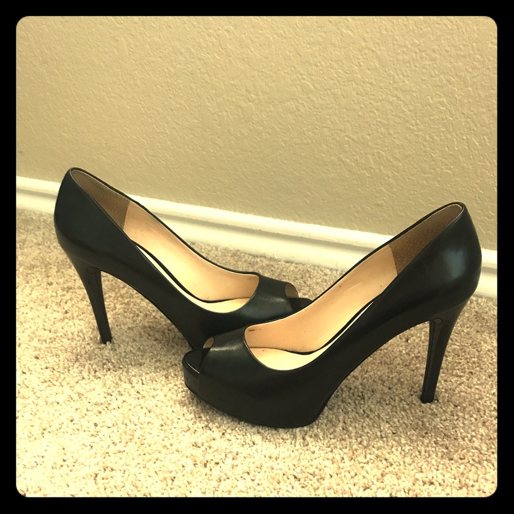 Black stiletto heels. Size 7.5