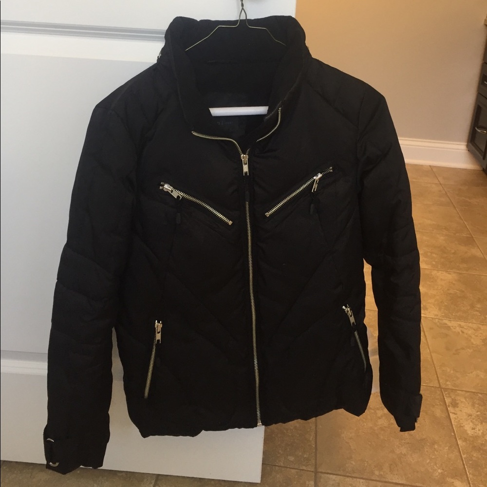 Black, warm coat