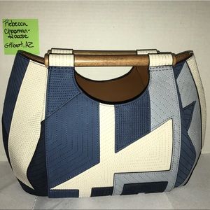 **PRICE REDUCED ** Tory Burch Dowel Patchwork Tote