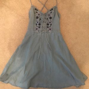 Abercrombie and Fitch Denim Designed Dress