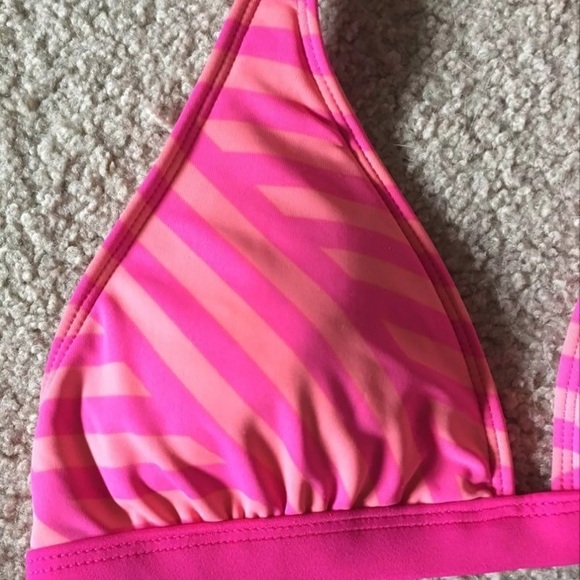 Pink striped bikini size small! Like new! - Picture 2 of 4