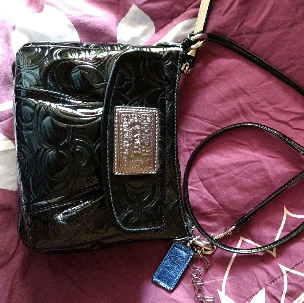 Coach Poppy Black Crossbody