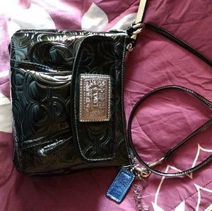 Coach Poppy Black Crossbody