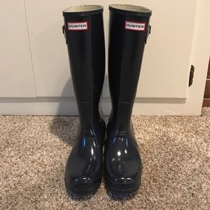 Hunter Rain Boots- Navy