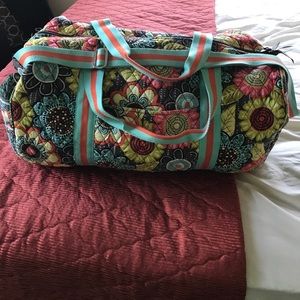 Multi color duffle bag by Vera Bradley