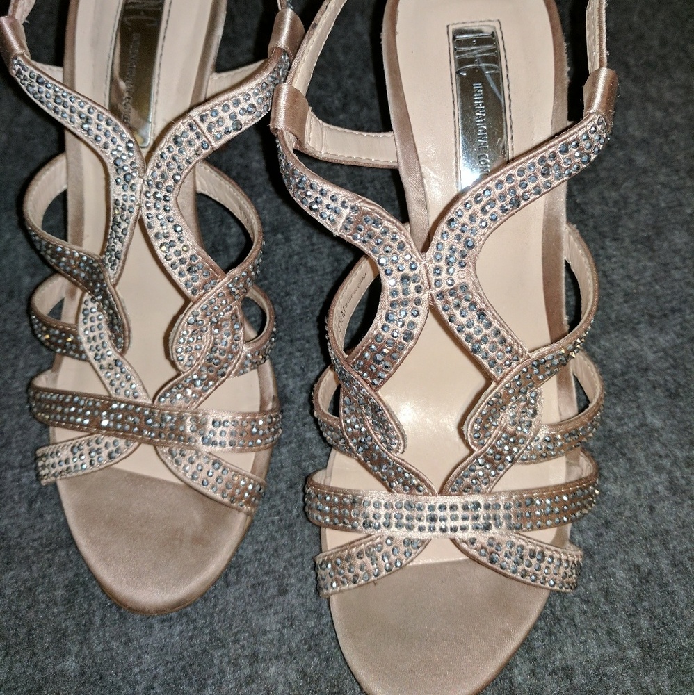 Champagne colored heels