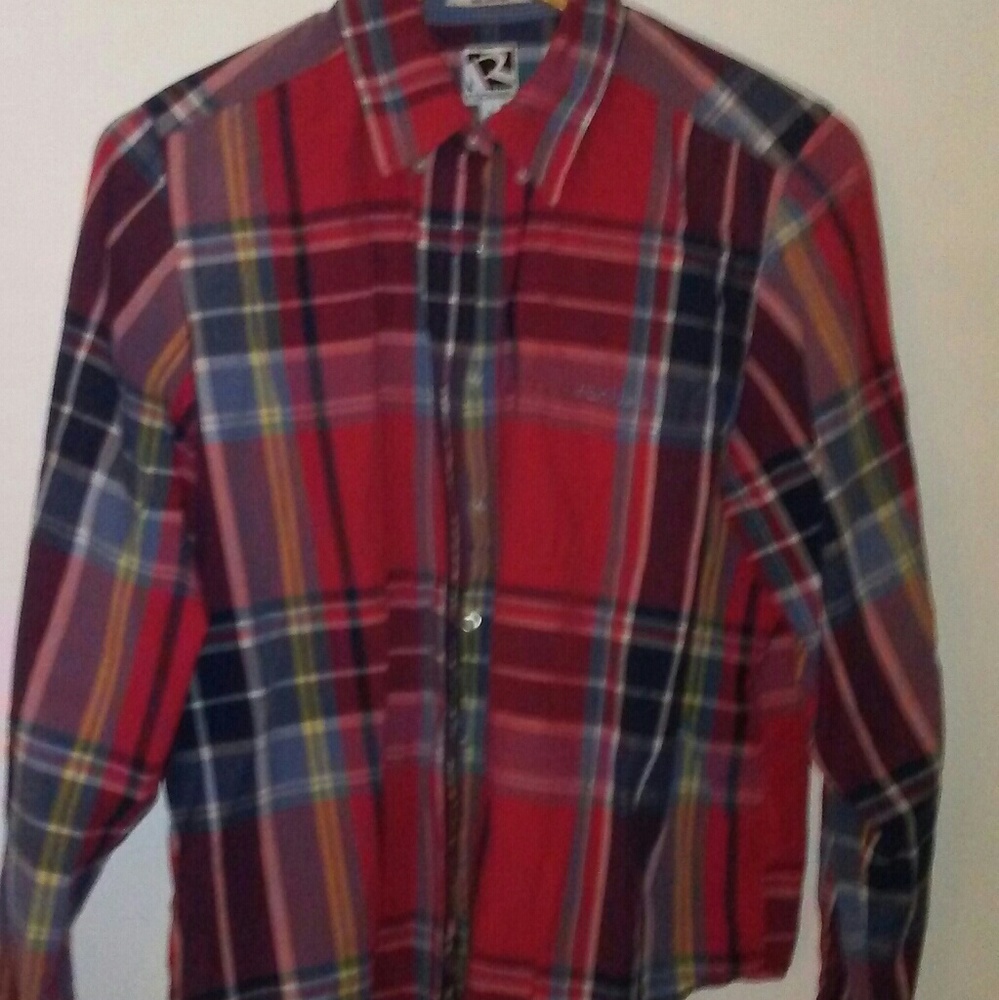 Women's Vintage plaid button up