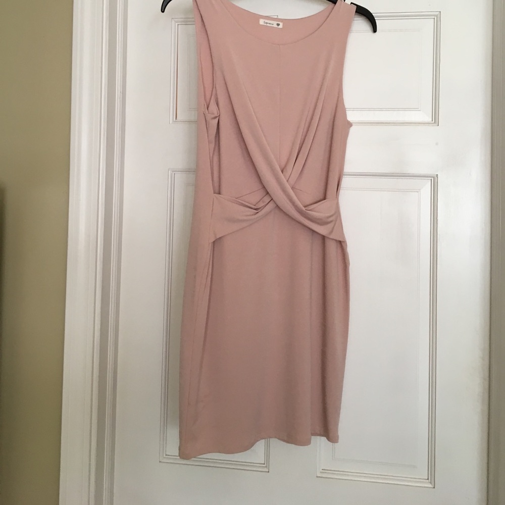 Misses light rose/pink dress - size small