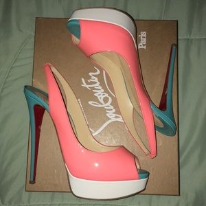 Christian Louboutin Lady Peep Slingback