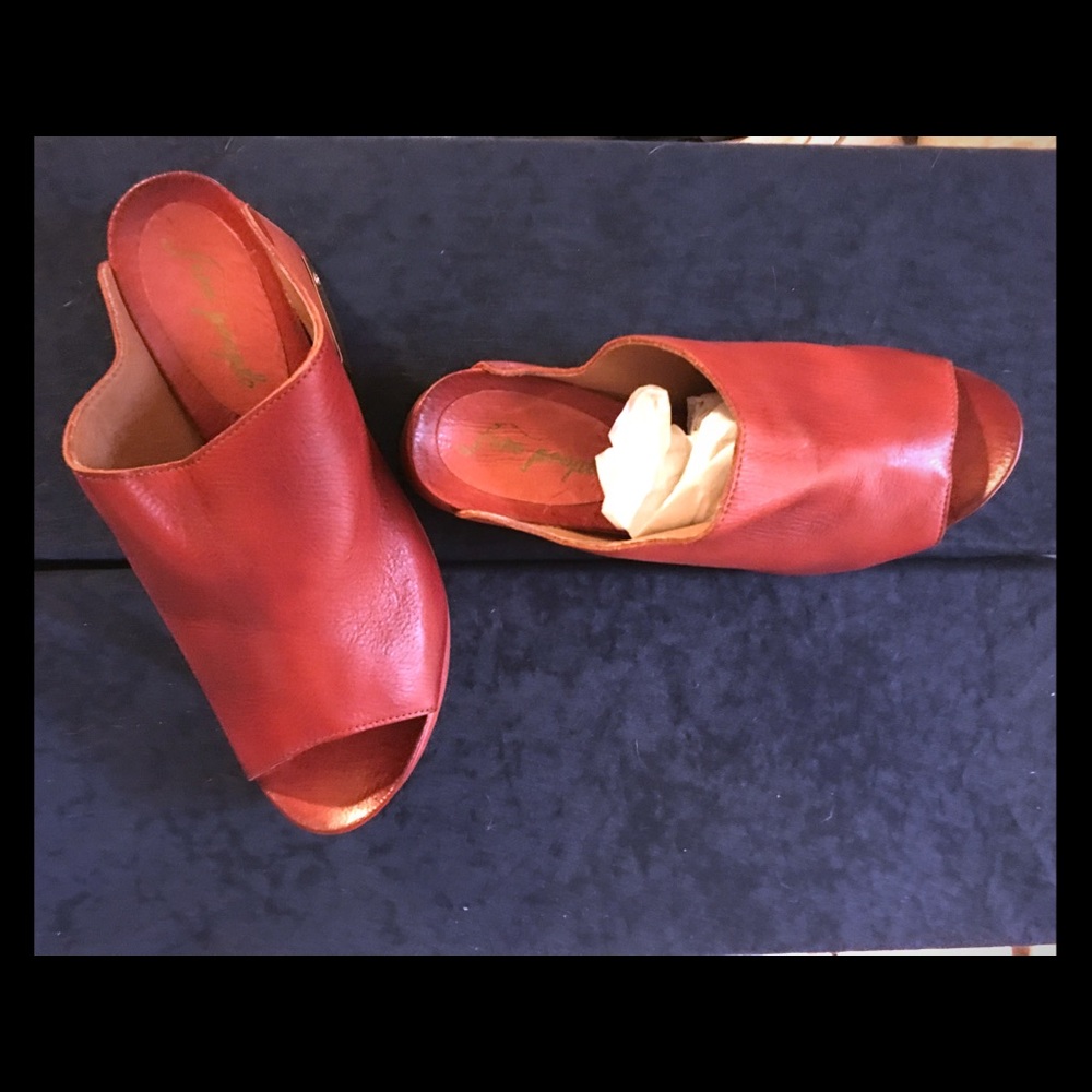 FREE PEOPLE retro clog- FABULOUSLY CHIC!