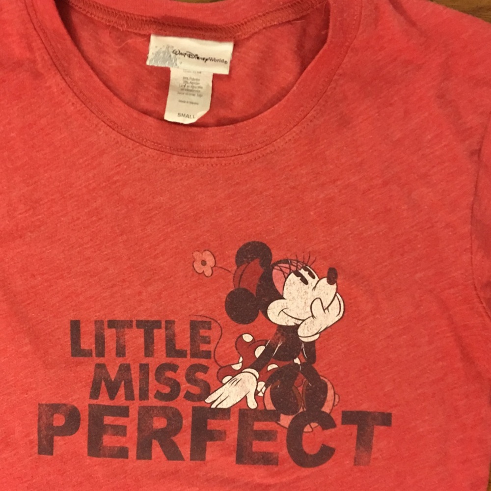 ❤️"Little Miss Perfect" Minnie Mouse tee shirt.