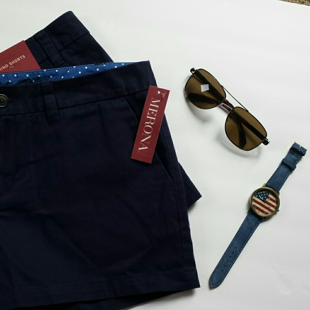 ⭐️NAVY CHINO SHORTS