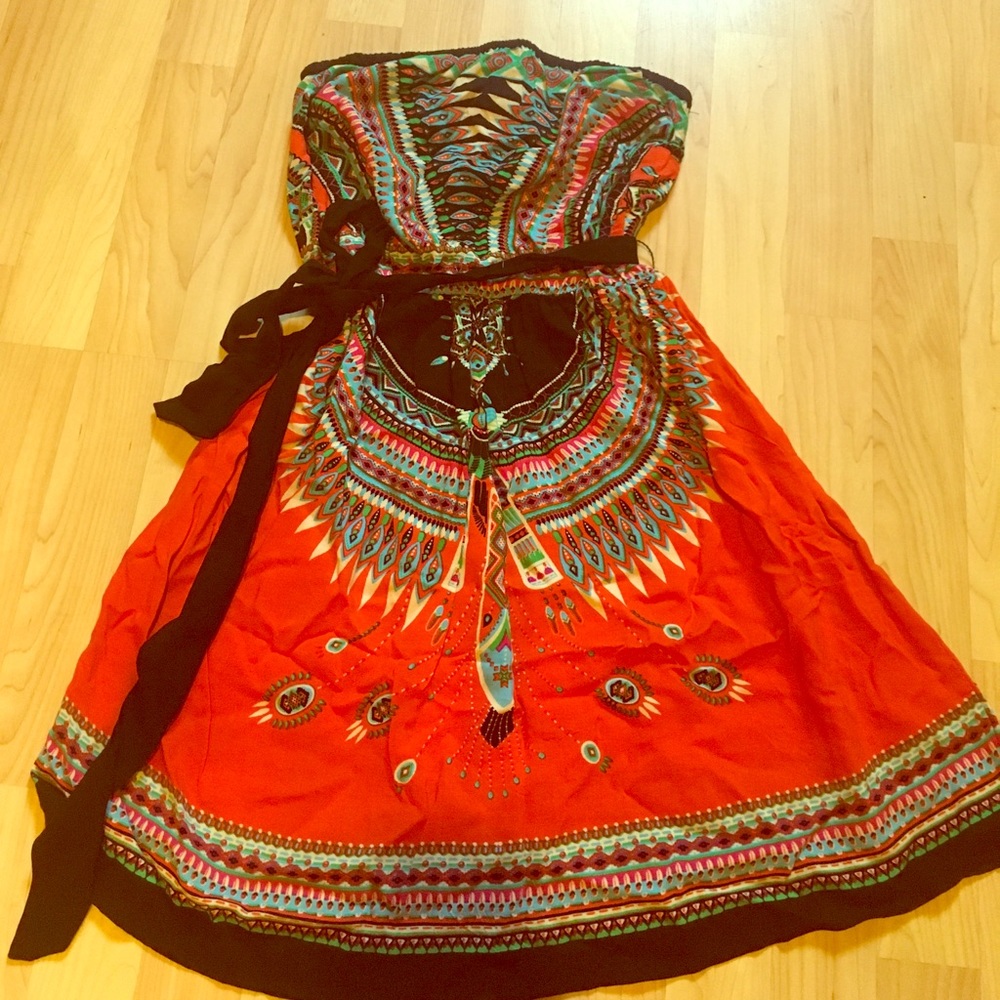Tribal print sundress