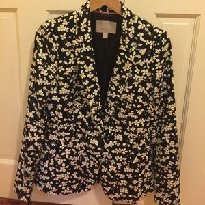 Banana Republic floral blazer size 4