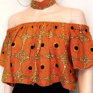 🎉🎊 African Print Crop Tops 🎊🎉