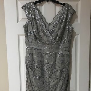 Tadashi Sequin Lace Dress, size 12