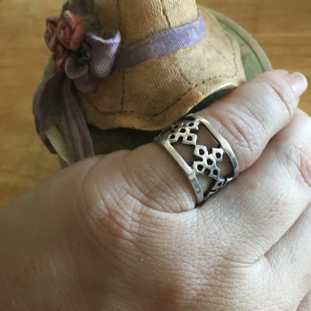 Silver custom ring