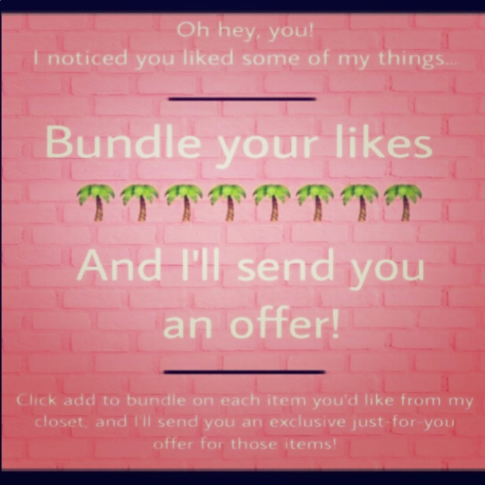 ⭐️Bundle items for a real good price!!⭐️
