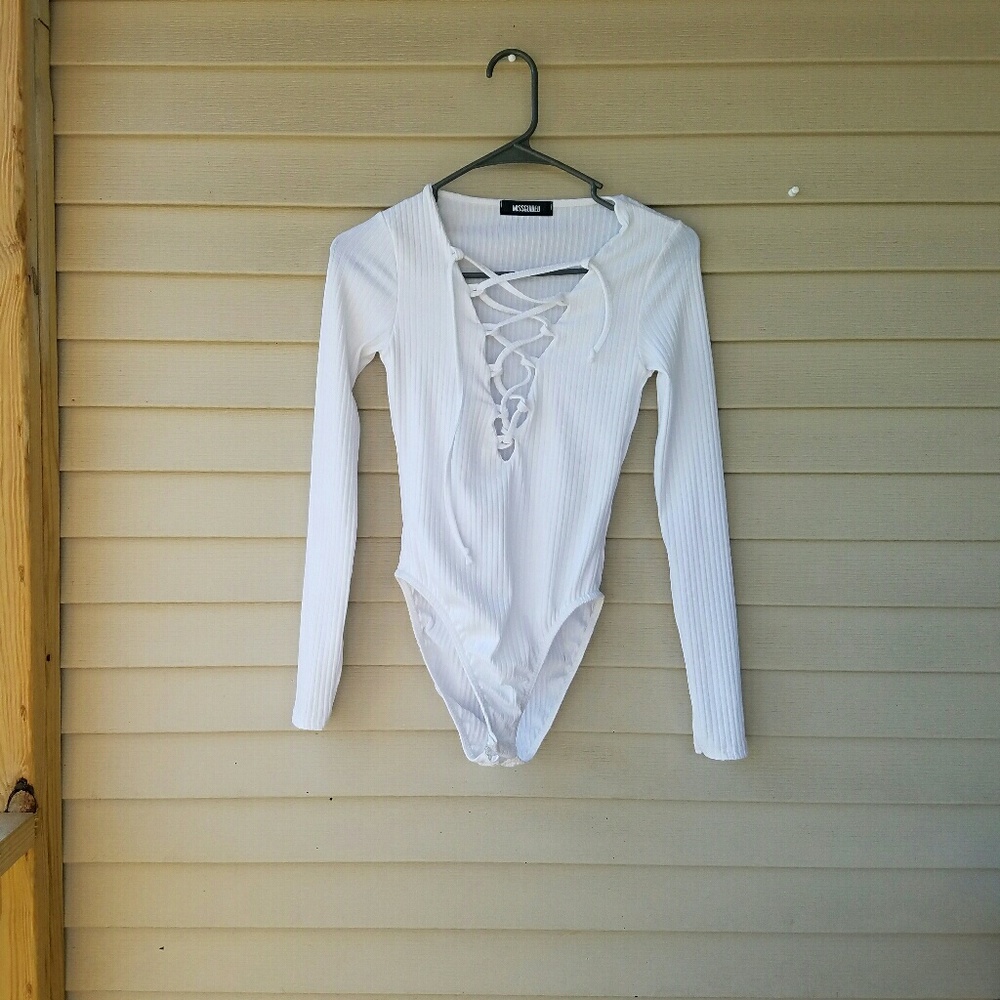 Missguided White bodysuit