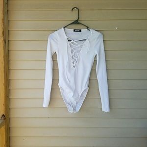 Missguided White bodysuit