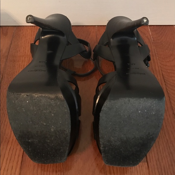 YSL Tribute 105 Sandal Black Sz 40 - Picture 4 of 5