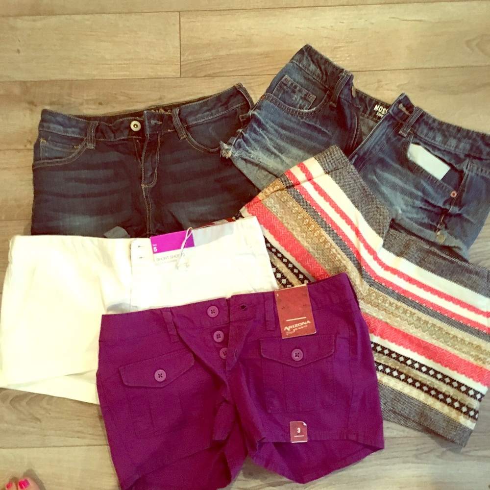 5 pairs of shorts