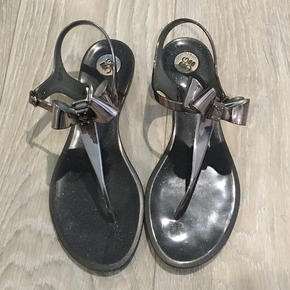 BCBG jelly sandals