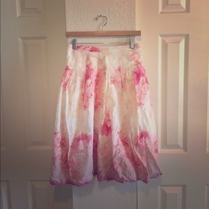 Floral A-line Skirt