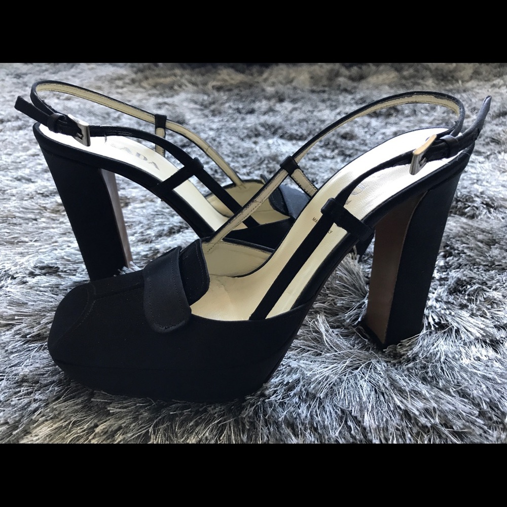 Authentic Prada Chunk Pumps