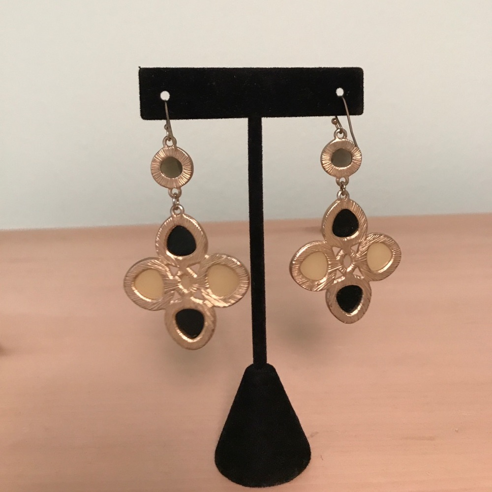 Multicolored Drop Earrings - Picture 2 of 2