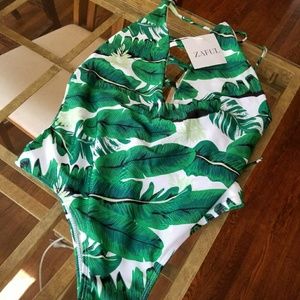 Banana Leaf Bathing Suit