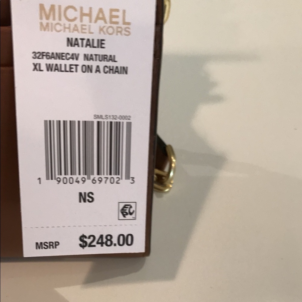 Michael Kors Natalie XL wallet on a Chain