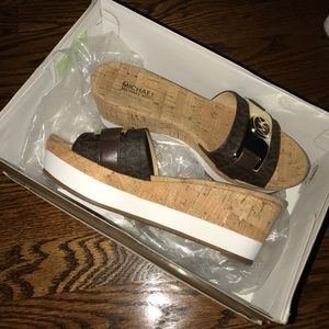 Michael Kors Platform Flip Flops