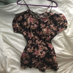 American eagle floral romper