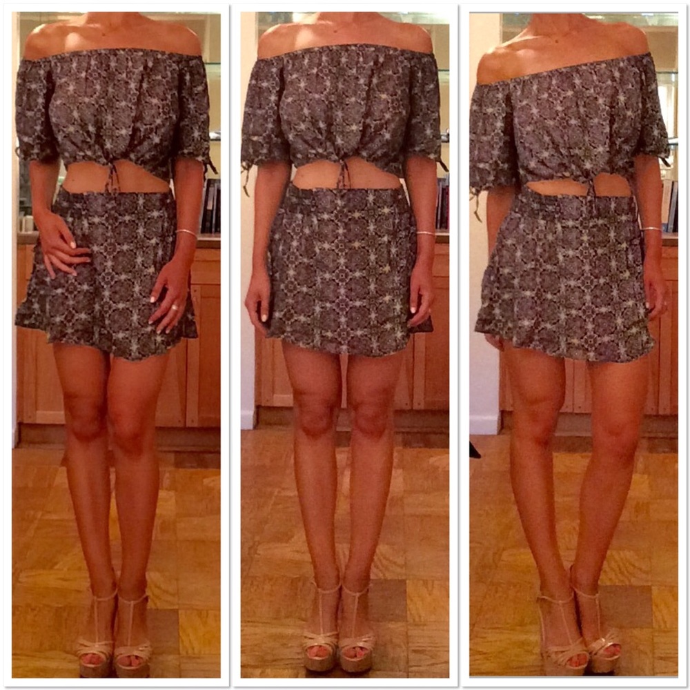 Free People Crop Top and Skirt Set - Picture 5 of 8