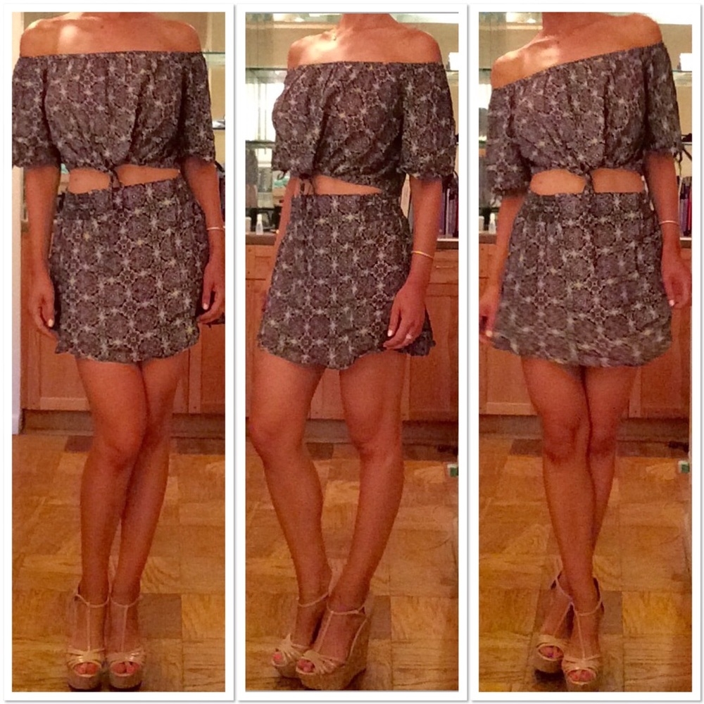 Free People Crop Top and Skirt Set - Picture 8 of 8