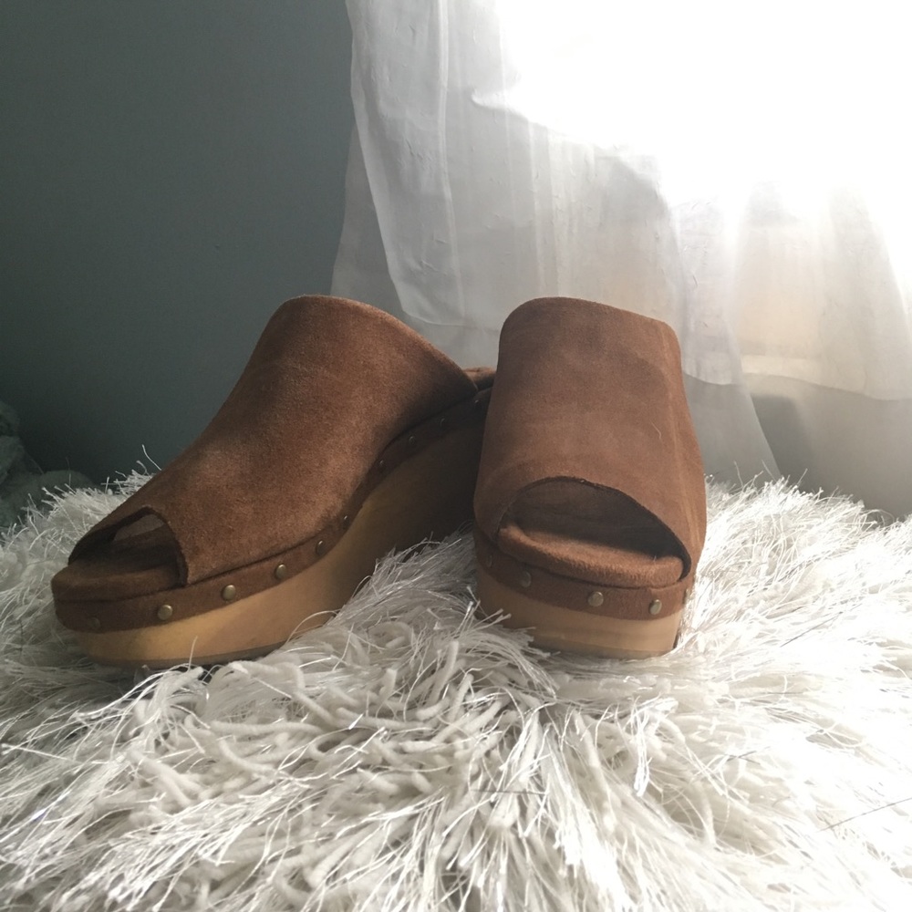 UO suede wedges