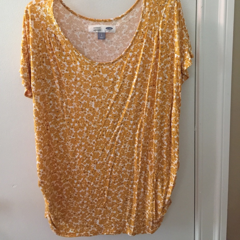 Floral Print Maternity Tee