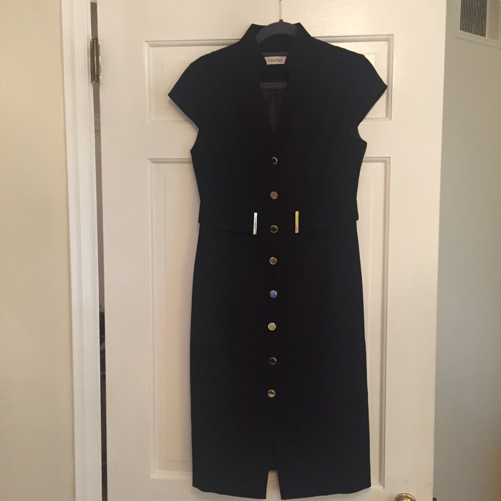 Calvin Klein Black Career Dress