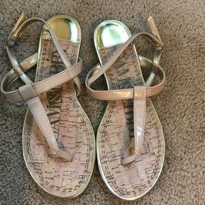 Nude sandals