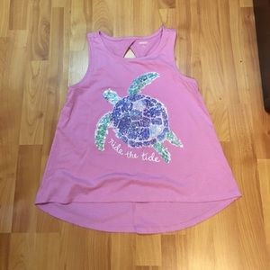Gymboree tank with sea turtle