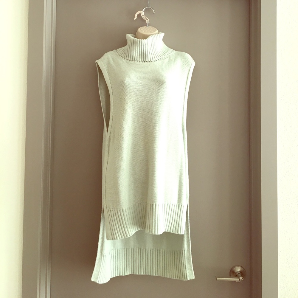 Mint green transition sweater!