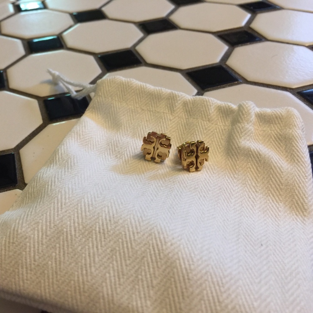Tory Burch Logo earrings