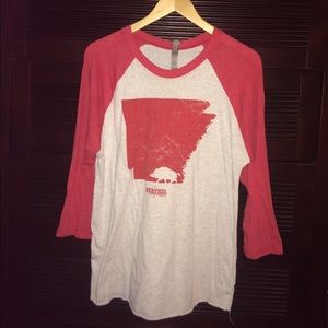 Large baseball tee. Stated Apparel.