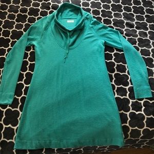 Columbia Tunic length cowl neck sweatshirt