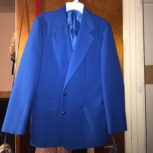 Blue vintage blazer jacket