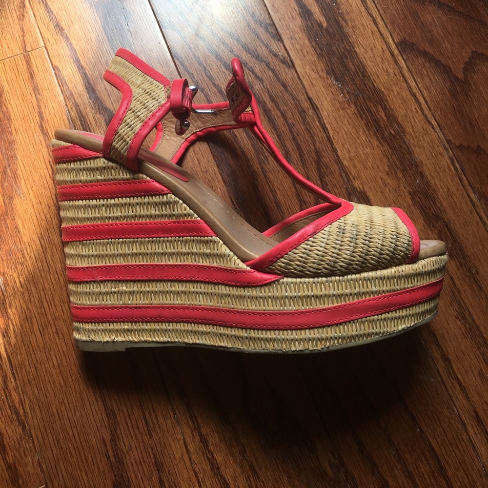 Coach wedges, size 6