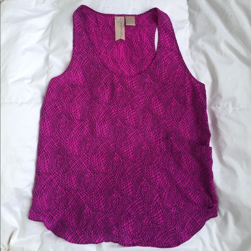 Gemma silk tank top