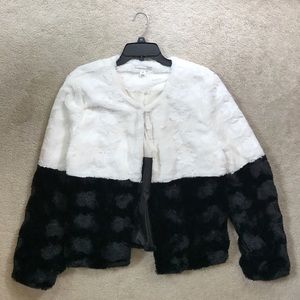 NWOT John Paul Richard Faux Fur Coat